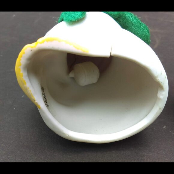 Vintage BOA Christmas Porcelain Chime Bells Ringers Ornaments Snowman and Bear - Picture 3 of 10